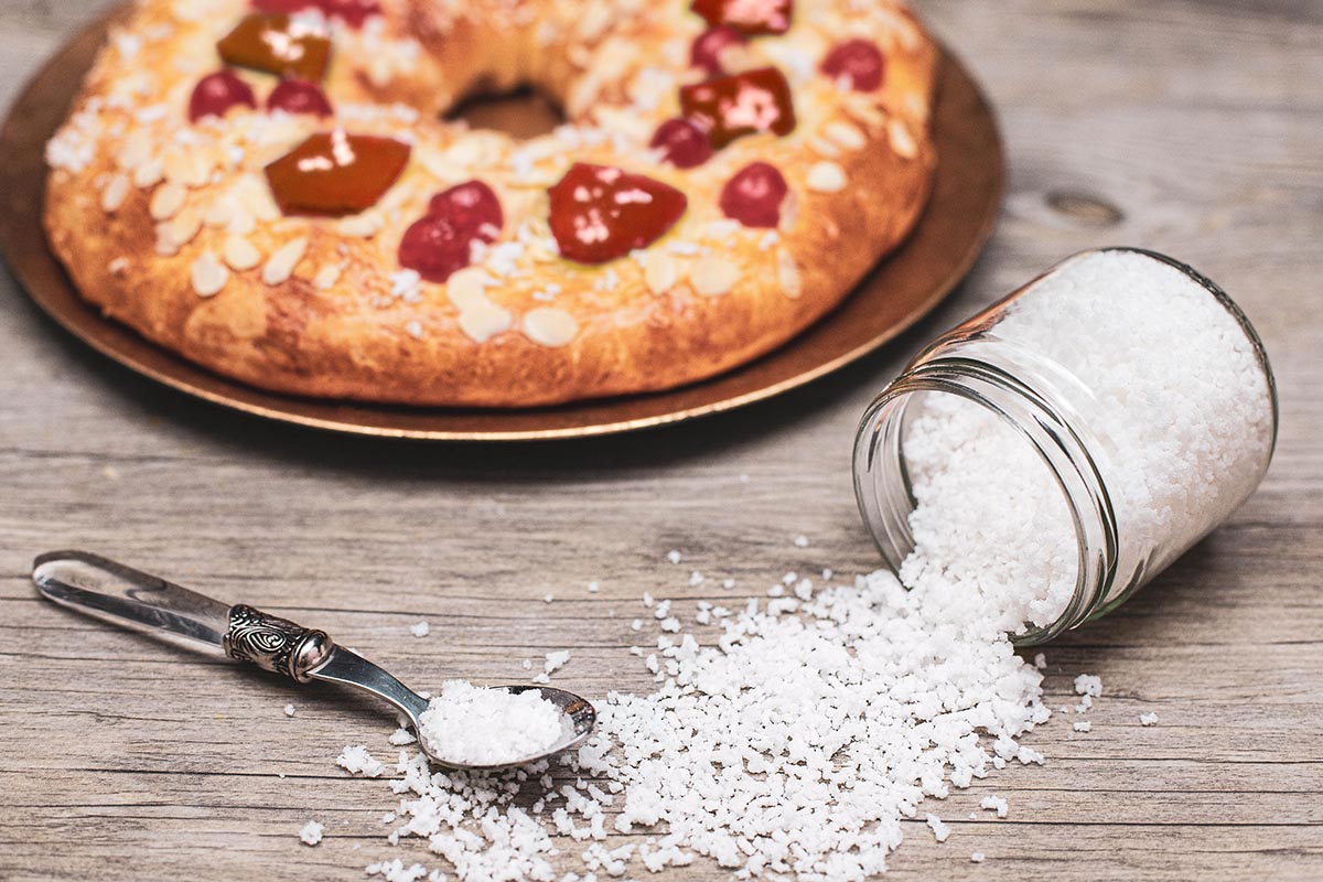 Cómo hacer azúcar perlado casero para el Roscón de Reyes